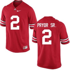 NCAA Ohio State Buckeyes Men's #2 Terrelle Pryor Sr. Red Nike Football College Jersey QBK5745HL